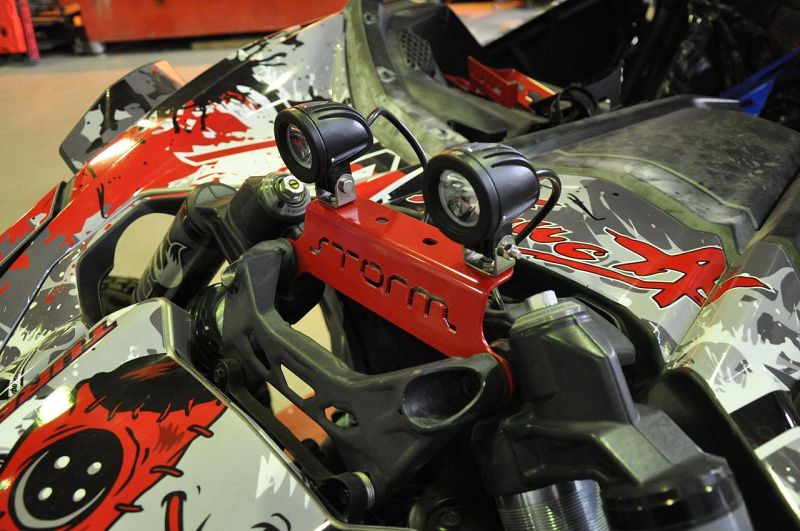 Кронштейн крепления фары на амортизаторы Maverick X3 №4